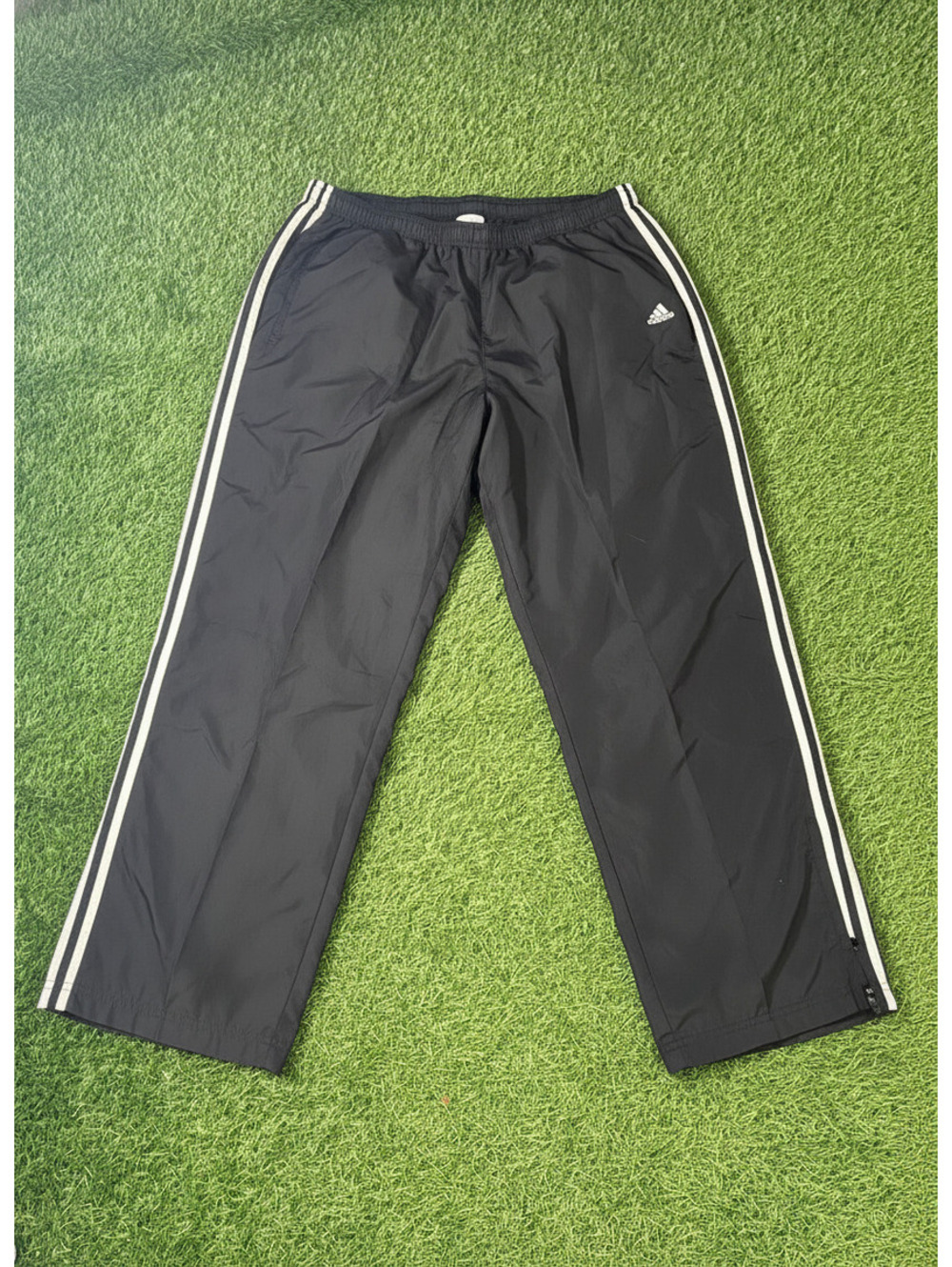 Vintage Adidas Track Pants Black Mens Size XL